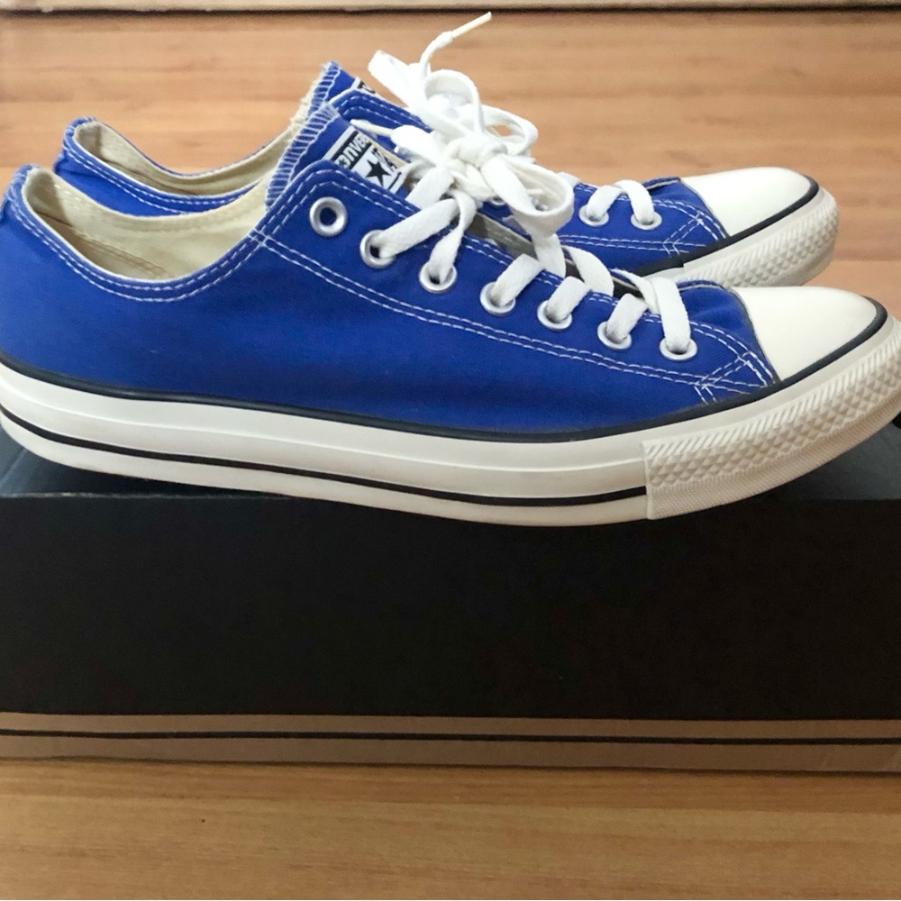 Converse All Star Low Rust Snicker Blue - Men 9 / Women 11 Size NWB